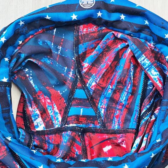 IAB stars & stripes booty shorts size small EUC - Picture 6 of 6